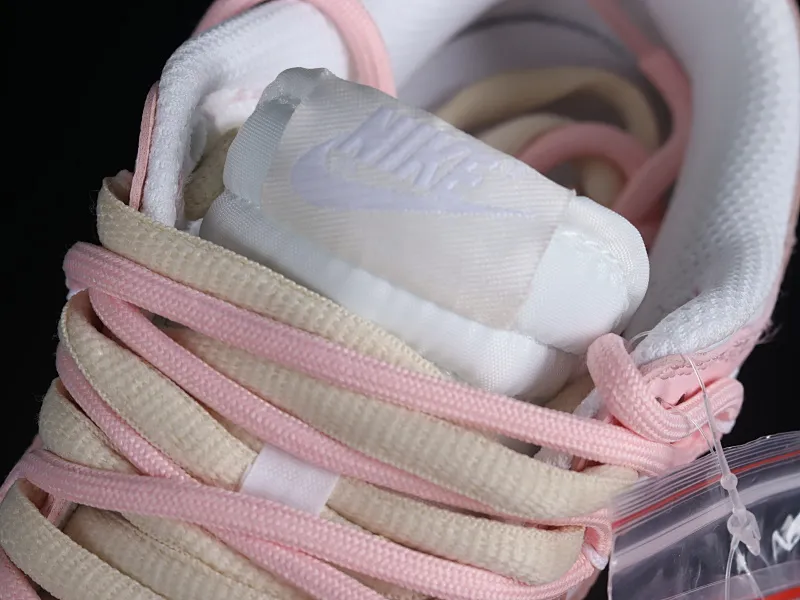 All categories Nk SB Dunk series Nk SB Dunk Low low-top sneakers Nk Dunk Low Year of the Rabbit limited edition Cute girly pink customized version of deconstructed strap casual sneakers DH9765-100